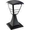 Staande Buitenlamp - Sokkellamp - Yoncora 1 - E27 Fitting - Vierkant - Zwart