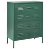 Beliani ENAGO - Commode-Groen-Staal