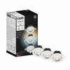 Calex Slimme Inbouwspots - Set van 3 stuks - Smart LED Downlight Dimbaar - Kantelbaar - Warm Wit Licht - Wit