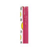 Opti 4912 S40 spiraalrits 4mm deelbaar 75 cm met een druppel trekker fuchsia roze