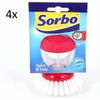 Sorbo Quick&Easy - Afwasborstel met Doseerpomp – Maat Universeel - 4 stuks - Handig in Gebruik