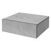 Nachtkastje hangend 46x30x15 cm grijs/betonlook gemaakt van MDF incl. lade ML-Design