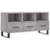 vidaXL Tv-meubel 102x36x50 cm bewerkt hout grijs sonoma eikenkleurig