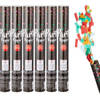 XL Party Popper gevuld met papieren slingers en confetti - 6 Stuks