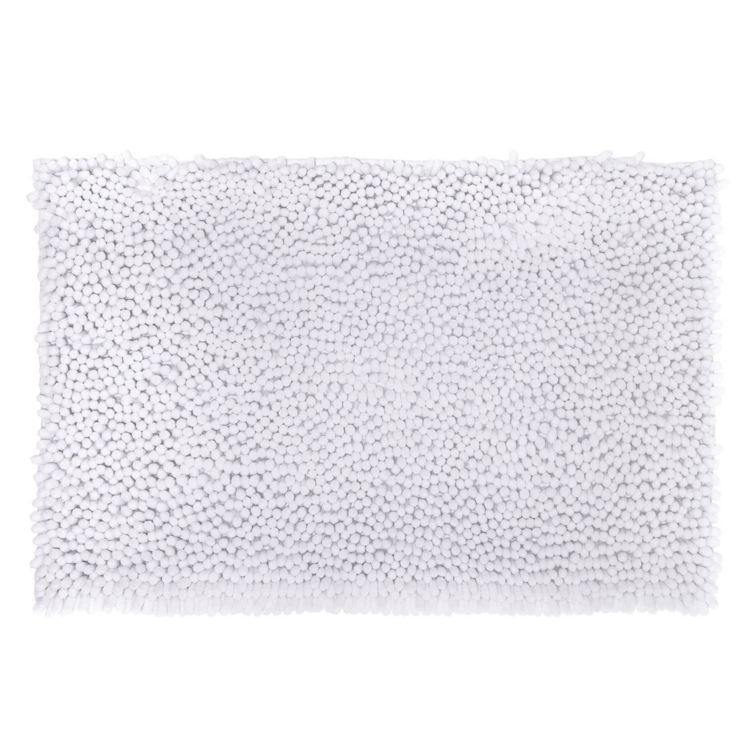 Badkamerkleedje-badmat maxi-noppen voor op de vloer wit 50 x 80 cm Badmatjes