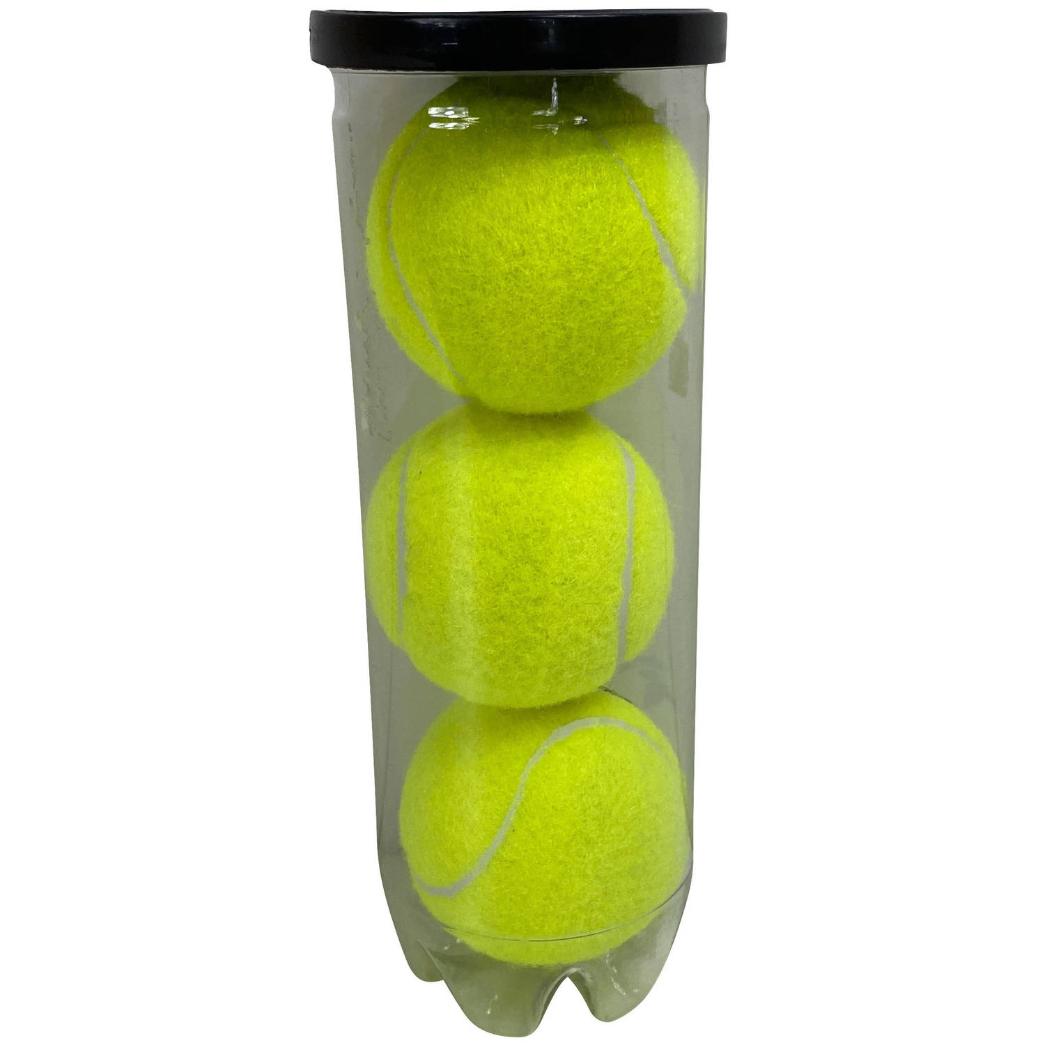 Tennisballen in koker 3x geel Tennisballen