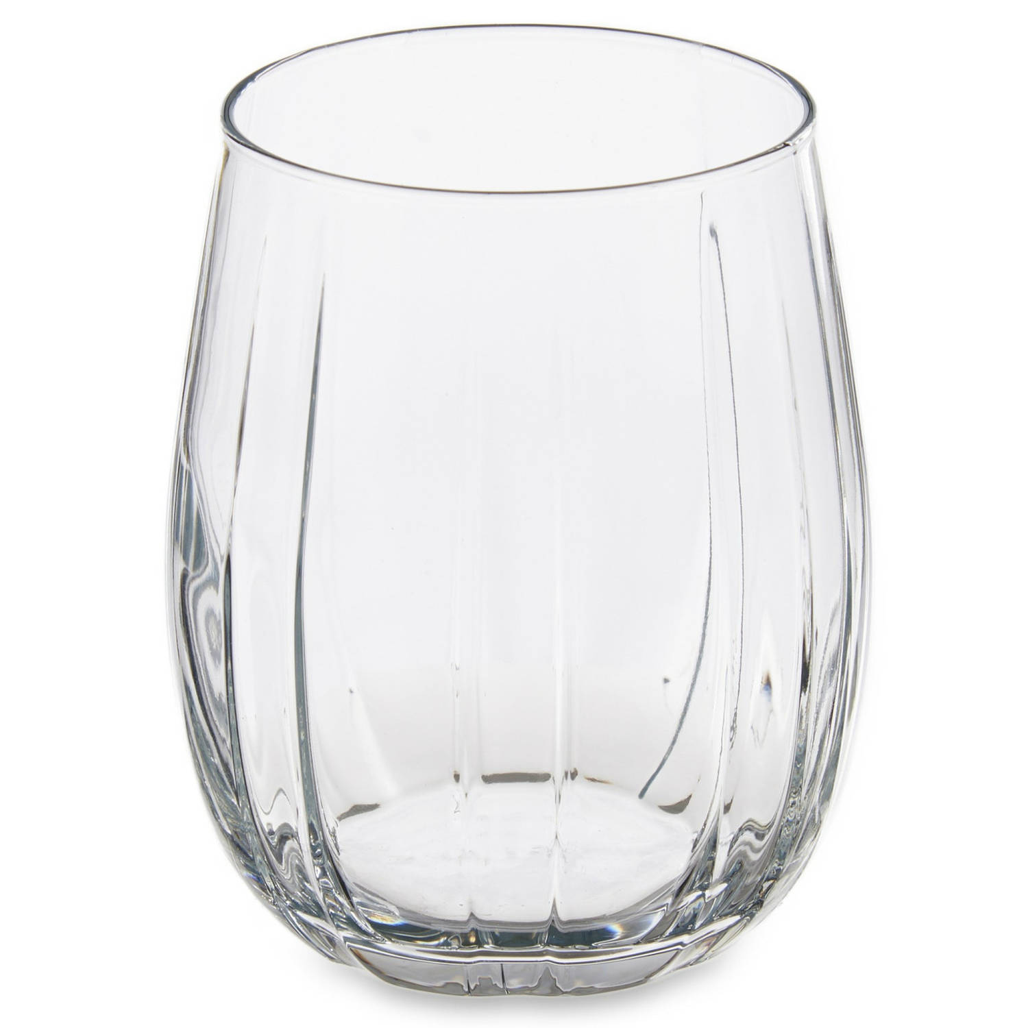 Pasabahce Drinkglazen/waterglazen - luxe glas - set 6x stuks - 400 ml