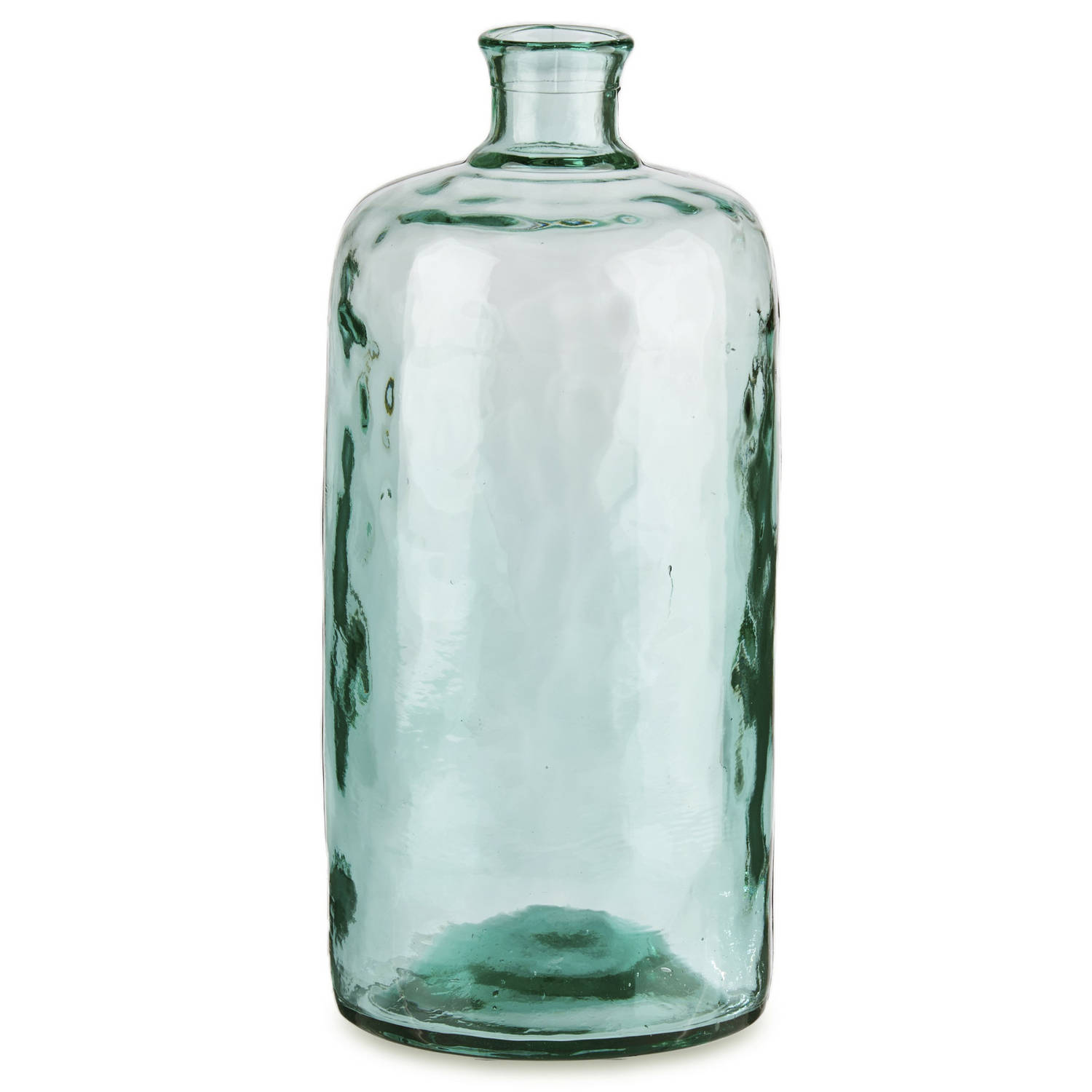 Giftdecor Bloemenvaas Primavera - transparant - gerecycled eco glas - D19 x H42 cm