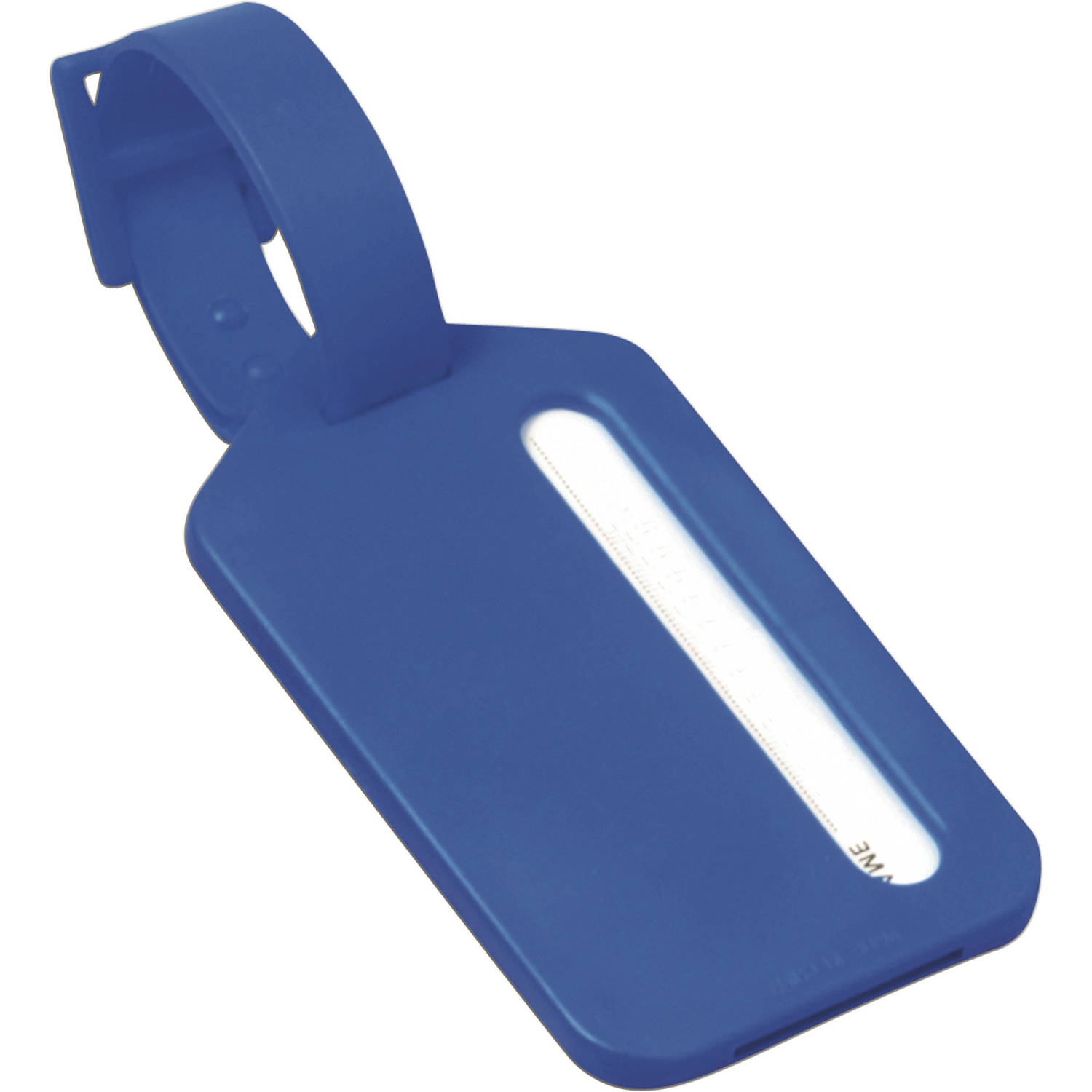 Kofferlabel Janina - blauw - 9 x 5 cm - reiskoffer/handbagage label