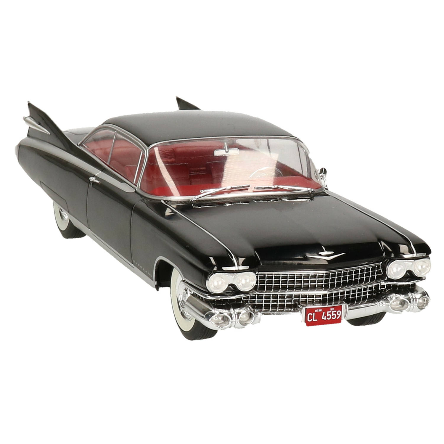 Modelauto-speelgoedauto Cadillac Eldorado 1959 zwart schaal 1:24-24 x 8 x 5 cm Speelgoed auto's
