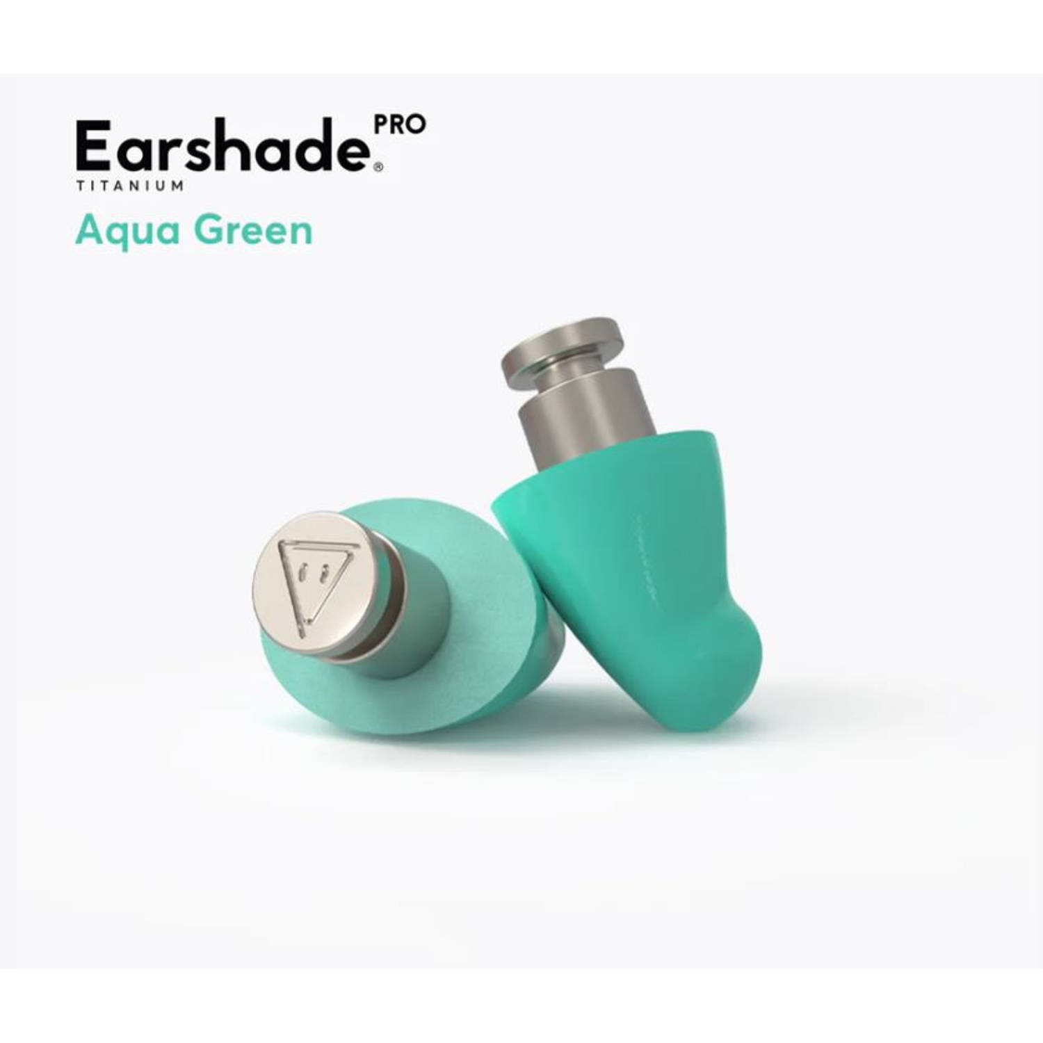 Flare Audio Earplugs Earshade Pro titanium Aqua green