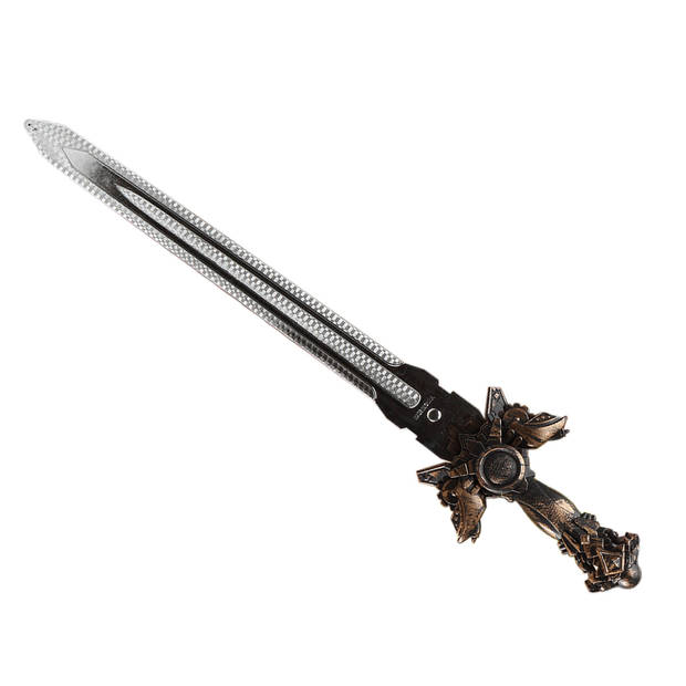 Ridder/krijger verkleed set wapens zwaard 57 cm/Schild 45 cm voor volwassenen - Verkleedattributen