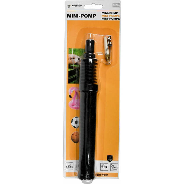 Benson Handpomp/fietspomp/ballenpomp - dual function - 25 cm - Fietspompen