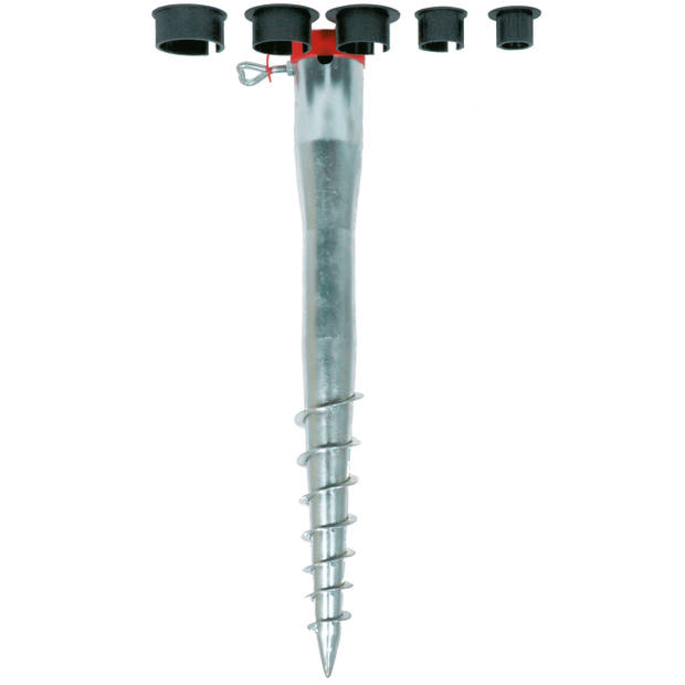 Lesli Living Parasolharing - staal - D6,5 cm x H58 cm - grondpen - Parasolvoeten