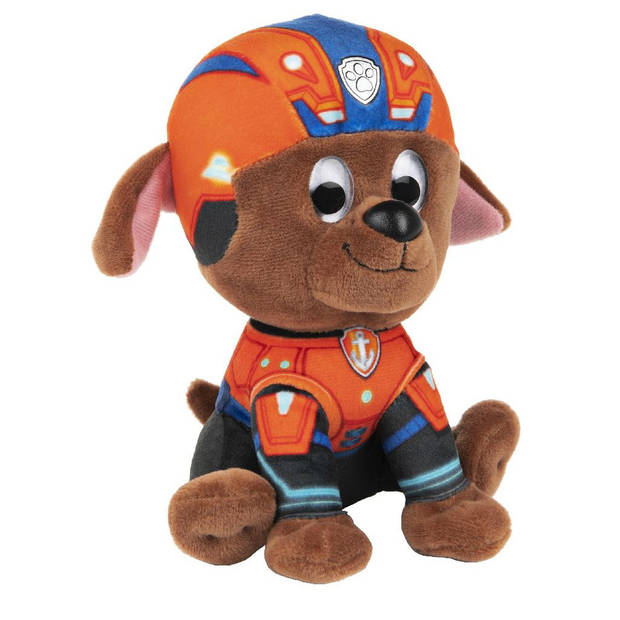 2x stuks Paw Patrol pluche karakters knuffels Marshall en Zuma 15 cm - Knuffeldier