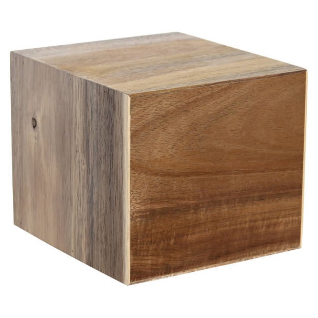 Items bureau/hobby organizer - 3 lades - 14 x 13 x 12 cm - acacia hout - Ladeblok