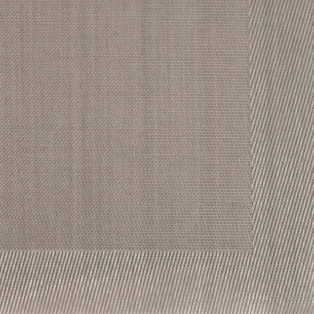 Placemats Hampton - 1x - taupe - PVC - 30 x 45 cm - Placemats
