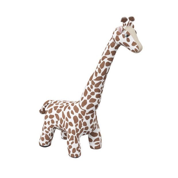 Atmosphera Giraffe knuffel van zachte pluche - gevlekt patroon - 100 cm - Extra groot - Knuffeldier