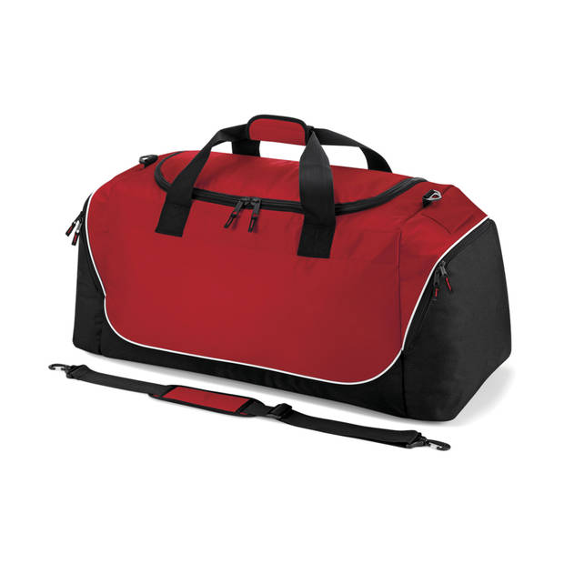 Quadra Reistas/weekendtas/sporttas model Holiday XXL - 85 x 38 x 35 cm - 3 vakken - rood/zwart - Reistas (volwassen)