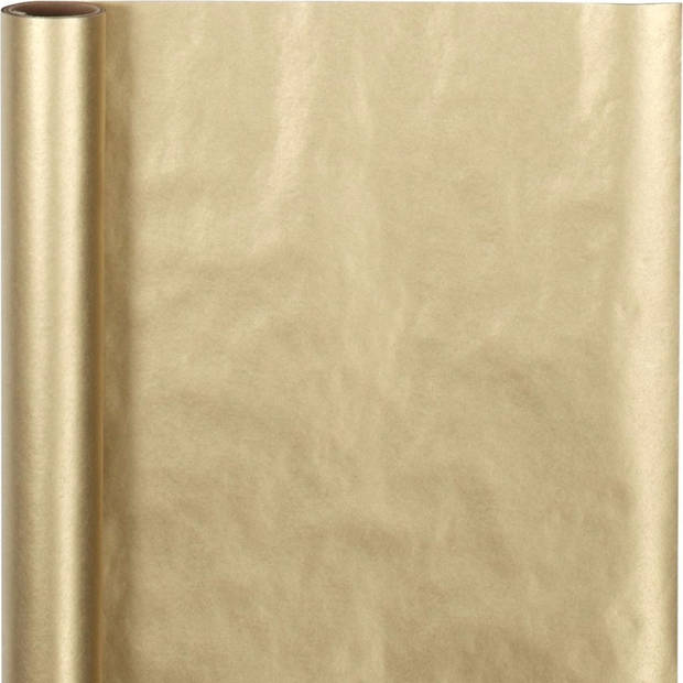 Kadopapier goud 500 x 50 cm - Cadeaupapier