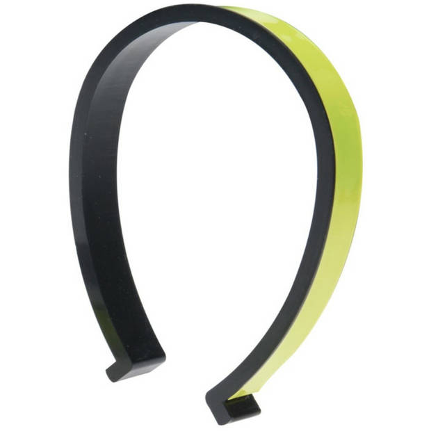XQ Max Reflecterende broek clip/band - 2x - neon geel - 22 cm - hardlopen/fietsen - Reflecterende armband