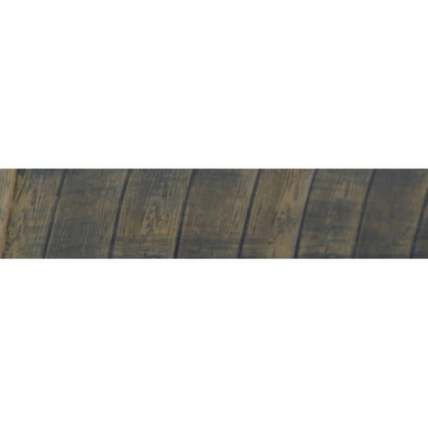 Mega Collections Plantenbak/bloembak - kunststof - bruin - houtmotief - L62 x B19 cm - Plantenbakken