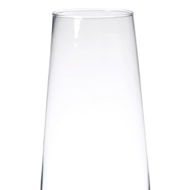 Bloemenvaas Donnatella - helder transparant - glas - D24 x H35 cm - Vazen