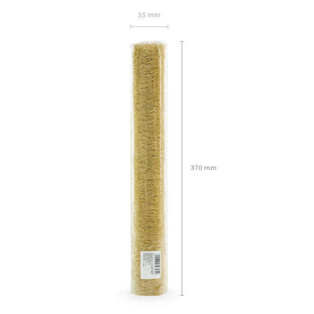 Partydeco Tafelloper op rol - 2x - goud - mesh stof - 36 x 900 cm - Feesttafelkleden