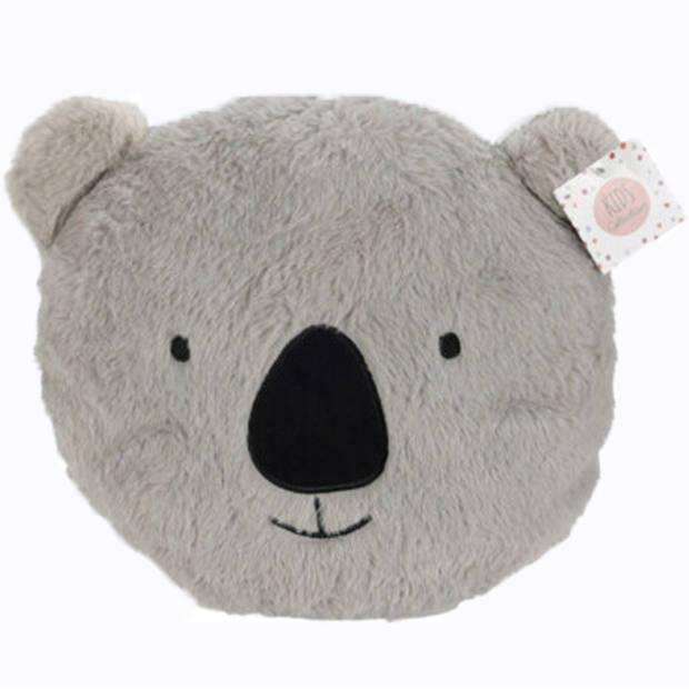 Dieren sierkussen - koala beer/hert - 32/31 cm - polyester - Sierkussens