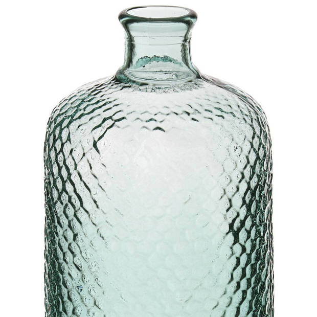 Giftdecor Bloemenvaas Scubs - transparant - gerecycled glas - D19 x H42 cm - Vazen