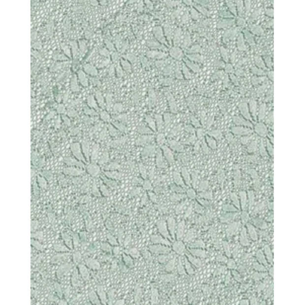 Unique Living Tafelkleed/tafellaken - groen - D160 cm - binnen/buiten - tuintafelkleed - Tafelzeilen