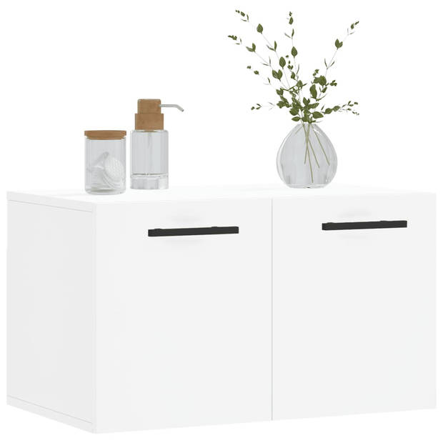 The Living Store Wandkast - Afmetingen- 60 x 36.5 x 35 cm - Kleur- wit