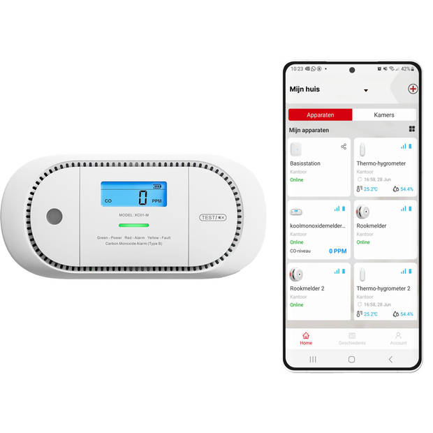 X-Sense XC01-M Koolmonoxidemelder - Link+ Pro