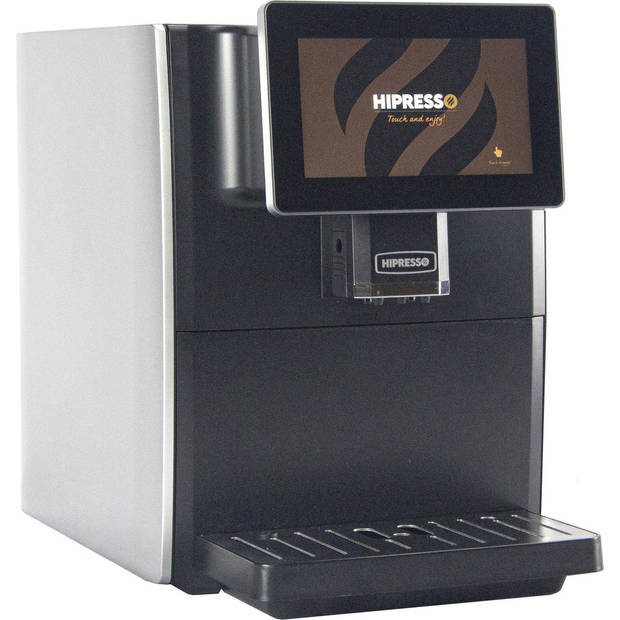 Hipresso DP2002 - Koffiemachine - volautomatische espressomachine - zwart/rvs