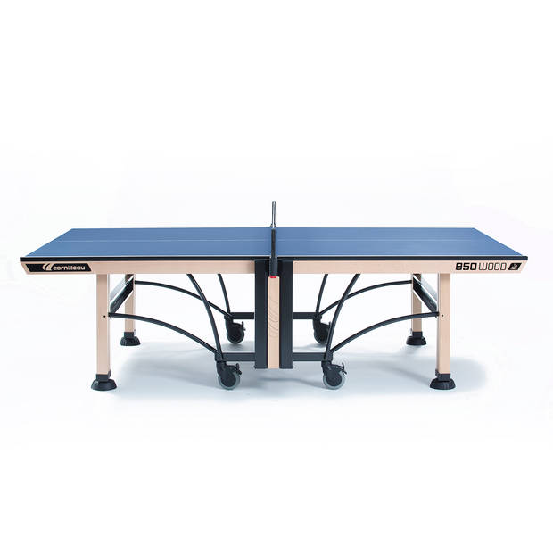 Cornilleau 850 Wood tafeltennistafel competition ITTF blauw