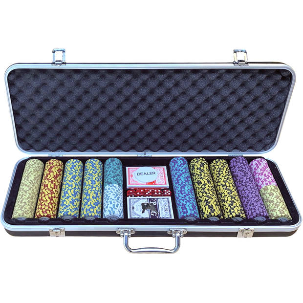 Pokerset DLX 500 Chips 14 gr Value