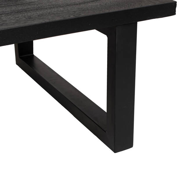 Giga Meubel - Salontafel Zwart - Mangohout - 120cm - Salontafel Martin