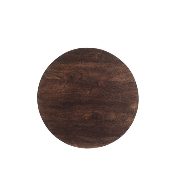 Livingfurn - Salontafel Salvator Walnut 50cm - Mangohout