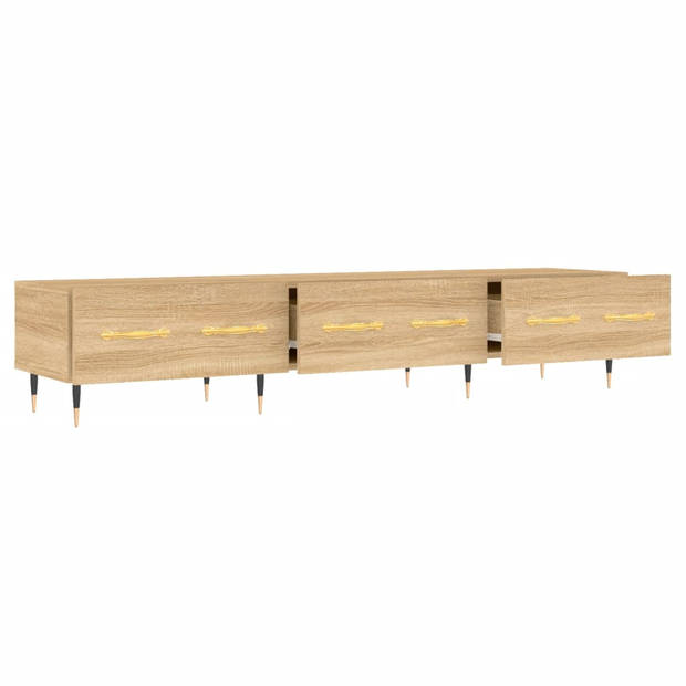 vidaXL Tv-meubel 150x36x30 cm bewerkt hout sonoma eikenkleurig