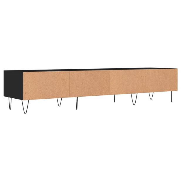 The Living Store Tv-meubel - - - 150x36x30 cm - zwart