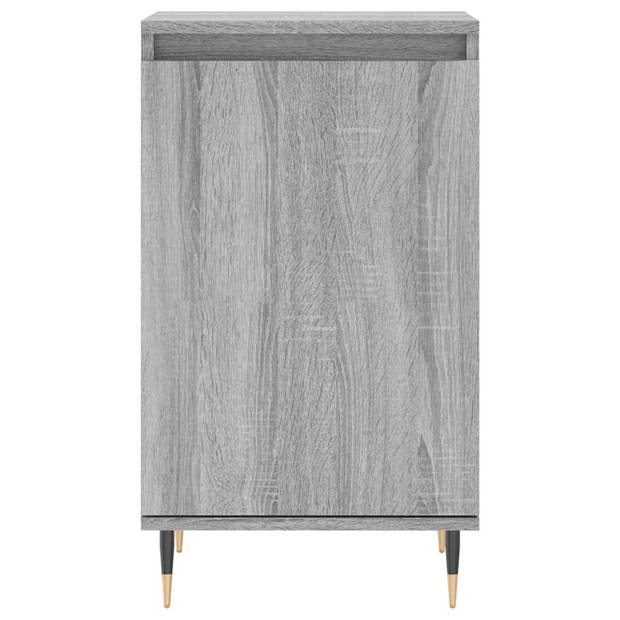 vidaXL Dressoir 40x35x70 cm bewerkt hout grijs sonoma