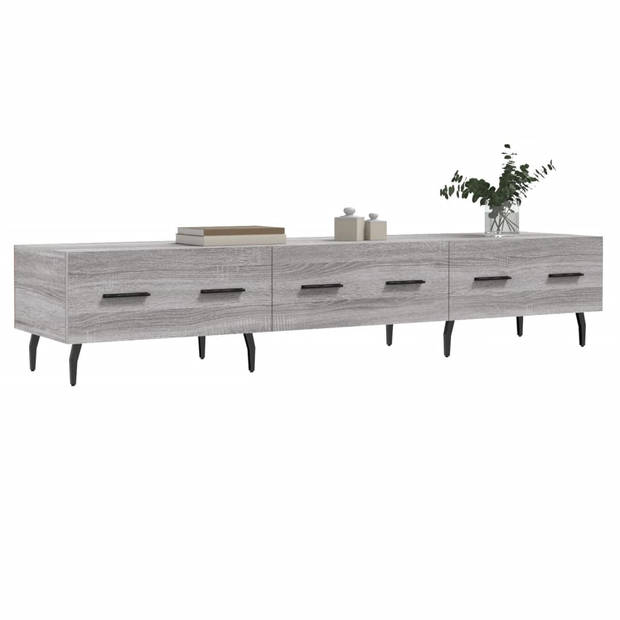 The Living Store TV-meubel - Trendy - Tv-meubels - 150 x 36 x 30 cm - Grijs sonoma eiken