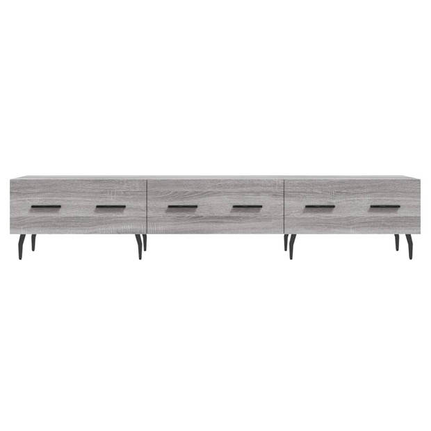 The Living Store TV-meubel - Trendy - Tv-meubels - 150 x 36 x 30 cm - Grijs sonoma eiken