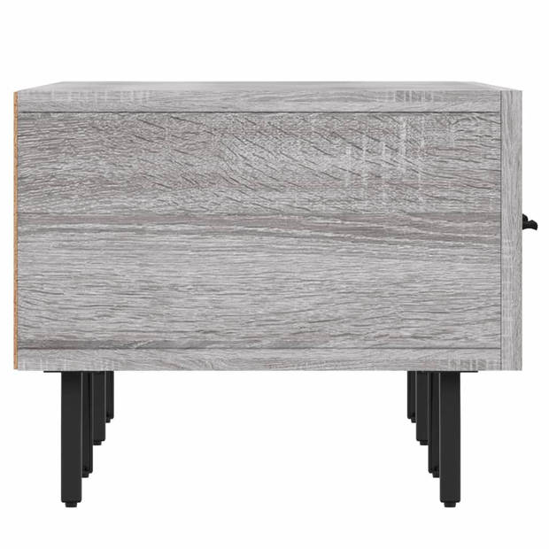 vidaXL Tv-meubel 150x36x30 cm bewerkt hout grijs sonoma eikenkleurig