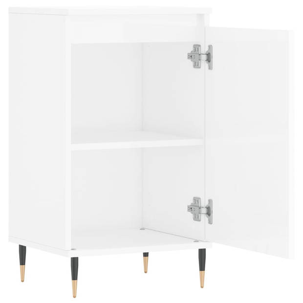 The Living Store Dressoir - Trendy - Dressoirs - 40 x 35 x 70 cm - Hoogglans Wit