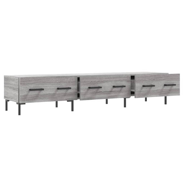 The Living Store TV-meubel - - Afmetingen- 150 x 36 x 30 cm - Kleur- grijs sonoma eiken