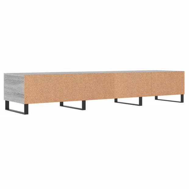 The Living Store Televisiekast TV-meubel - Grijs Sonoma Eiken - 150x36x30 cm