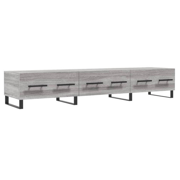 vidaXL Tv-meubel 150x36x30 cm bewerkt hout grijs sonoma eikenkleurig