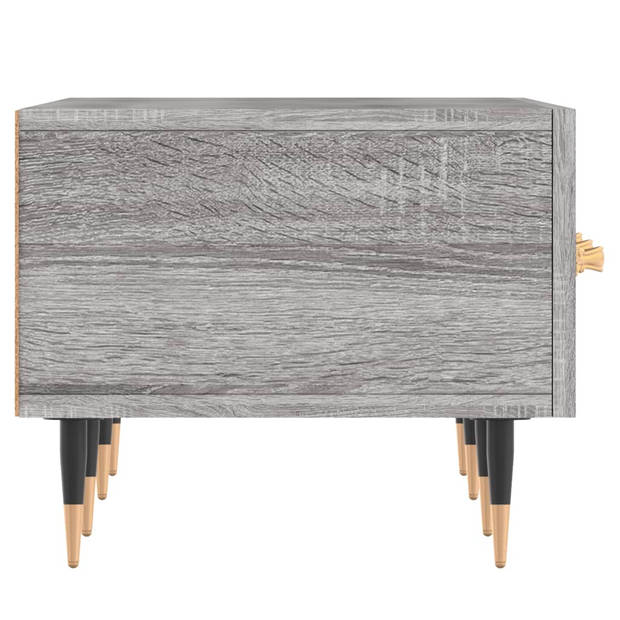 The Living Store TV-meubel grijs sonoma eiken - 150 x 36 x 30 cm - opbergruimte en presenteerfunctie