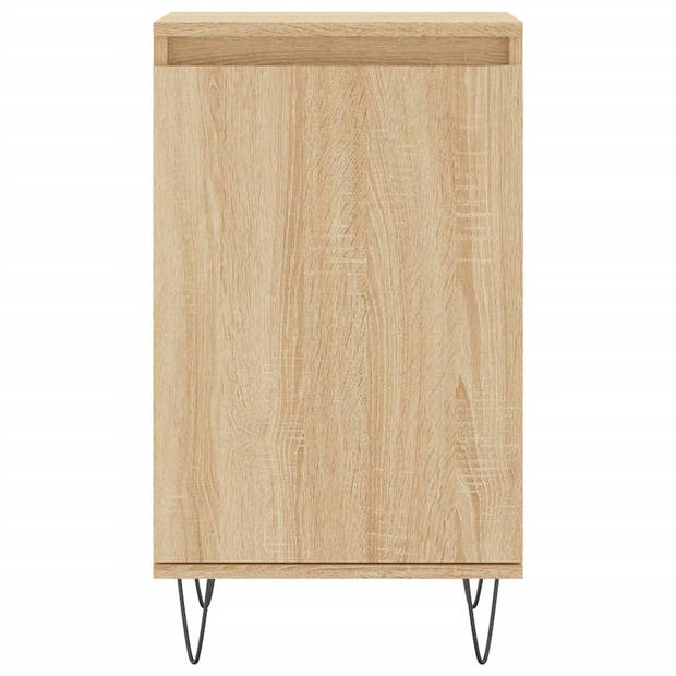 The Living Store Dressoir Sonoma Eiken - 40 x 35 x 70 cm - Duurzaam bewerkt hout - Metalen poten